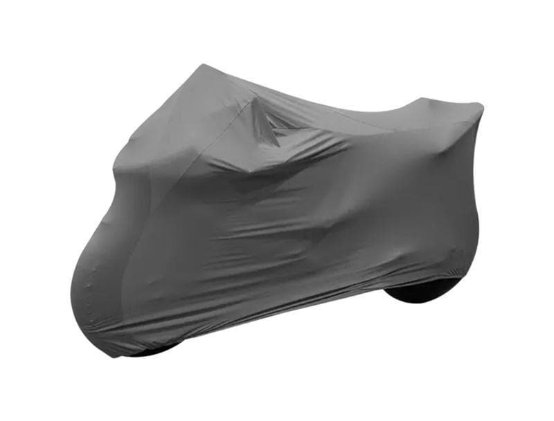 Grey_motorbike_cover_for_outdoor_use ##motocyclecover## ##motorbikecover## ##indoormotorcyclecover##